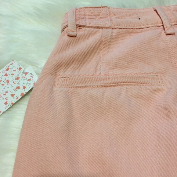 We The Free | NWT Free People Soft Pink City of Lights High Rise Jeans - Picture 10 of 14